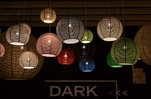 Lighting Design Clustering Pendants DARK Light + Building 2014 Nulty