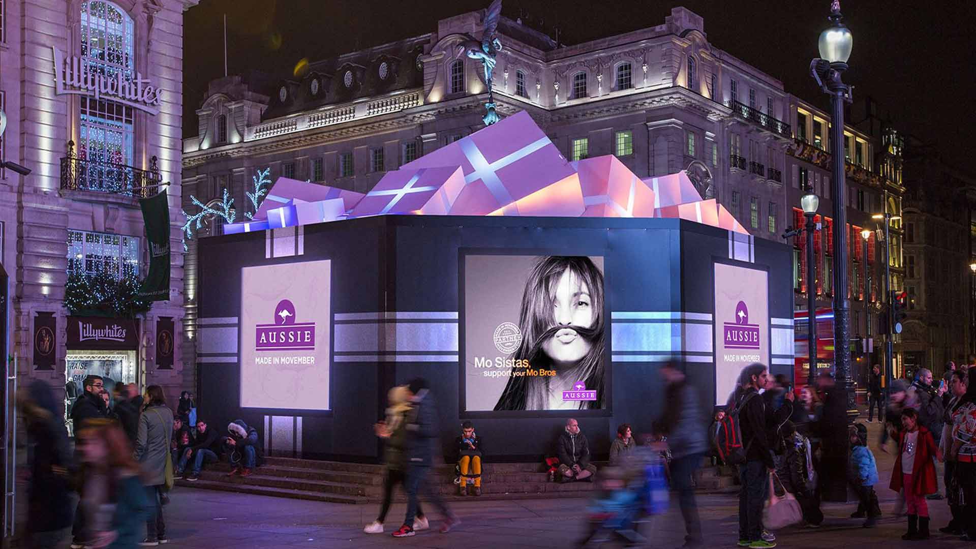 Eros Festive Installation Presents Exterior Lighting Piccadilly Advertising Nulty