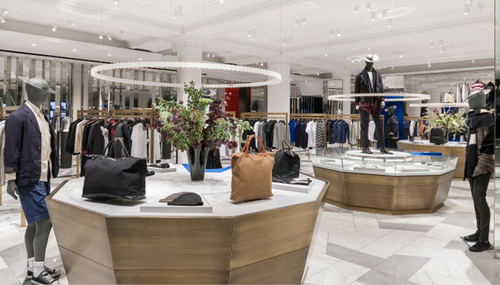 Selfridges' Menswear Nulty Lighting Design Consultants