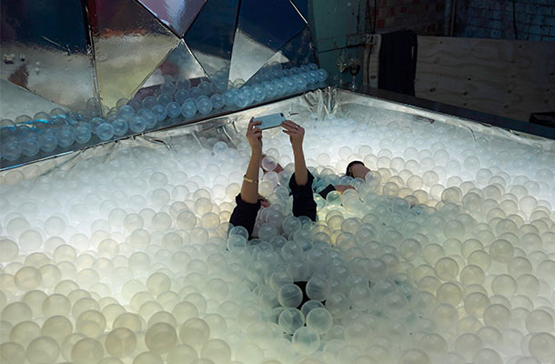 Wave Pool Translucent Balls Light Art Installation Darc Awards