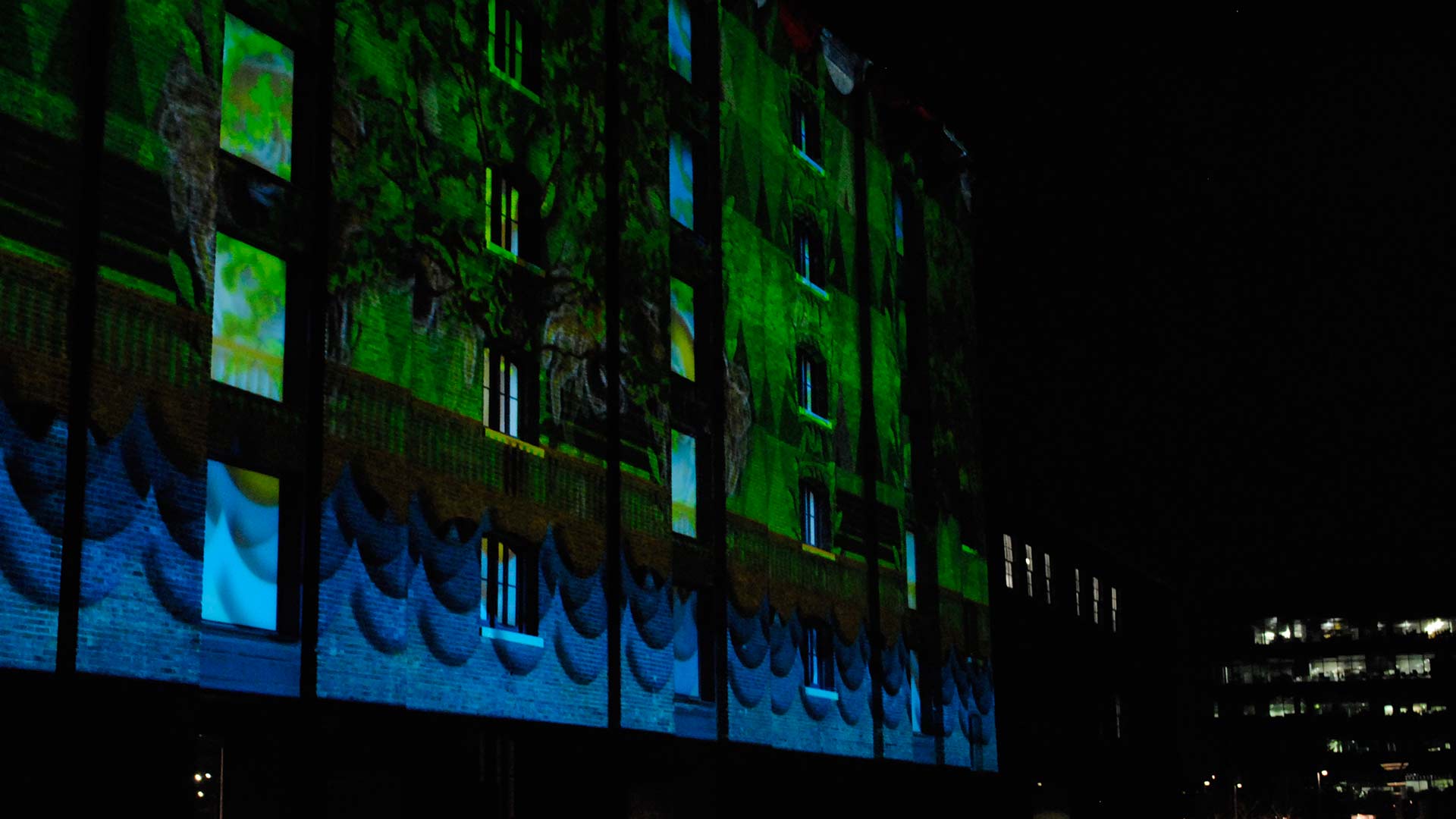 Illuminated Building Kings Cross London Lumiere Blog Nulty