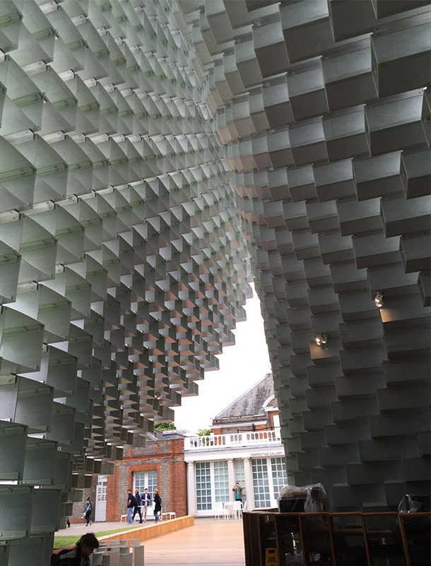 Serpentine Pavilion London Summer Architecture Texture Nulty