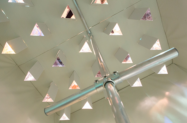 Darc Awards 2016 Light Art Installation Ceiling Triangles Designers Nulty