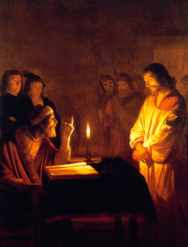 Christ Before The High Priest Gerrit Van Honthorst Chiaroscuro Style 