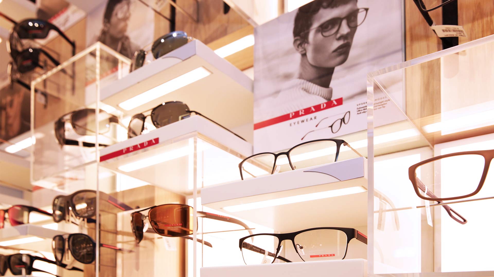 Glasses Display Optical Store Integrated Lighting Design Nulty