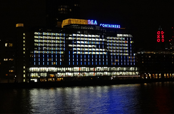 Sea Containers Wharf London Facade Lighting Design