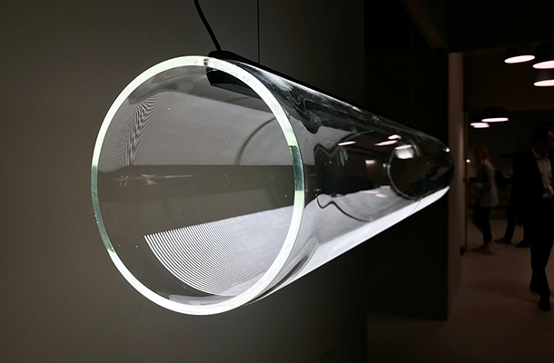 Vibia Guise Glass Pendant Light + Building Frankfurt Nulty