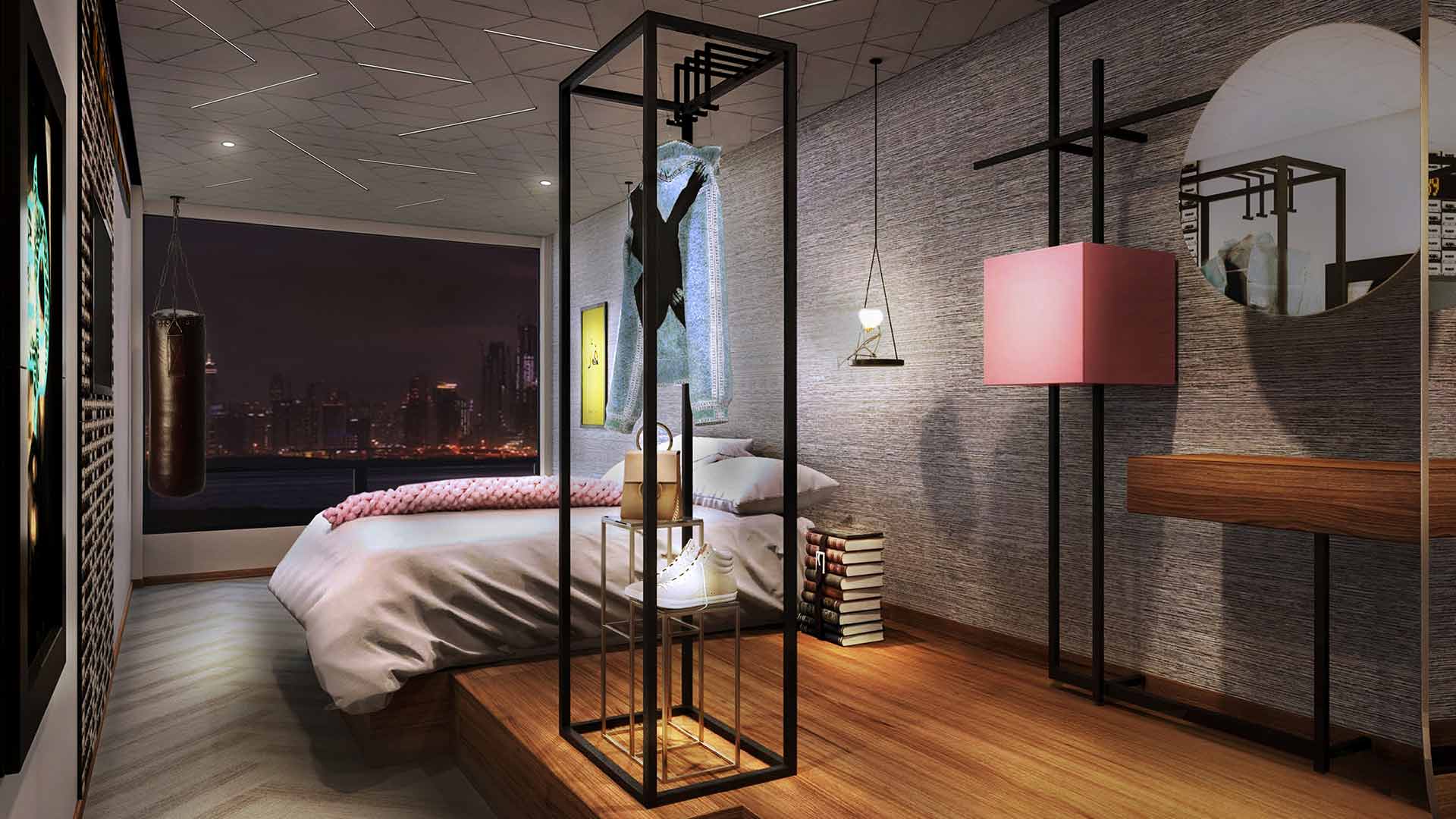 Lighting Design Scheme Earth Hotels Room Concept Dubai Design Week 2019 Consultants Nulty