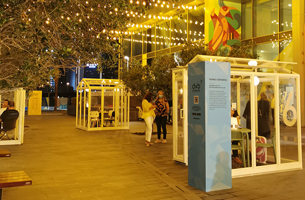Serres Séparées Greenhouses Dining Mediamatic Dubai Design Week 2020 -