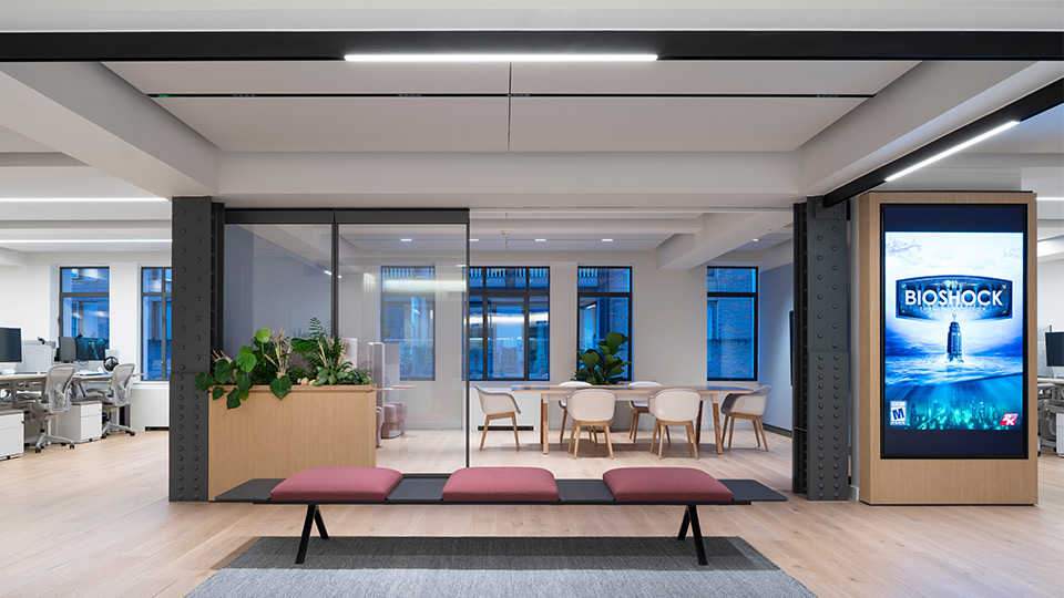London Office Meeting Room Linear Lighting Illuminating Workspace Interior Lighting Designers Nulty