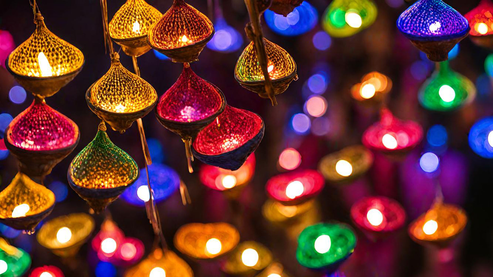 Casting A Light On India Colourful Celebratory Lights