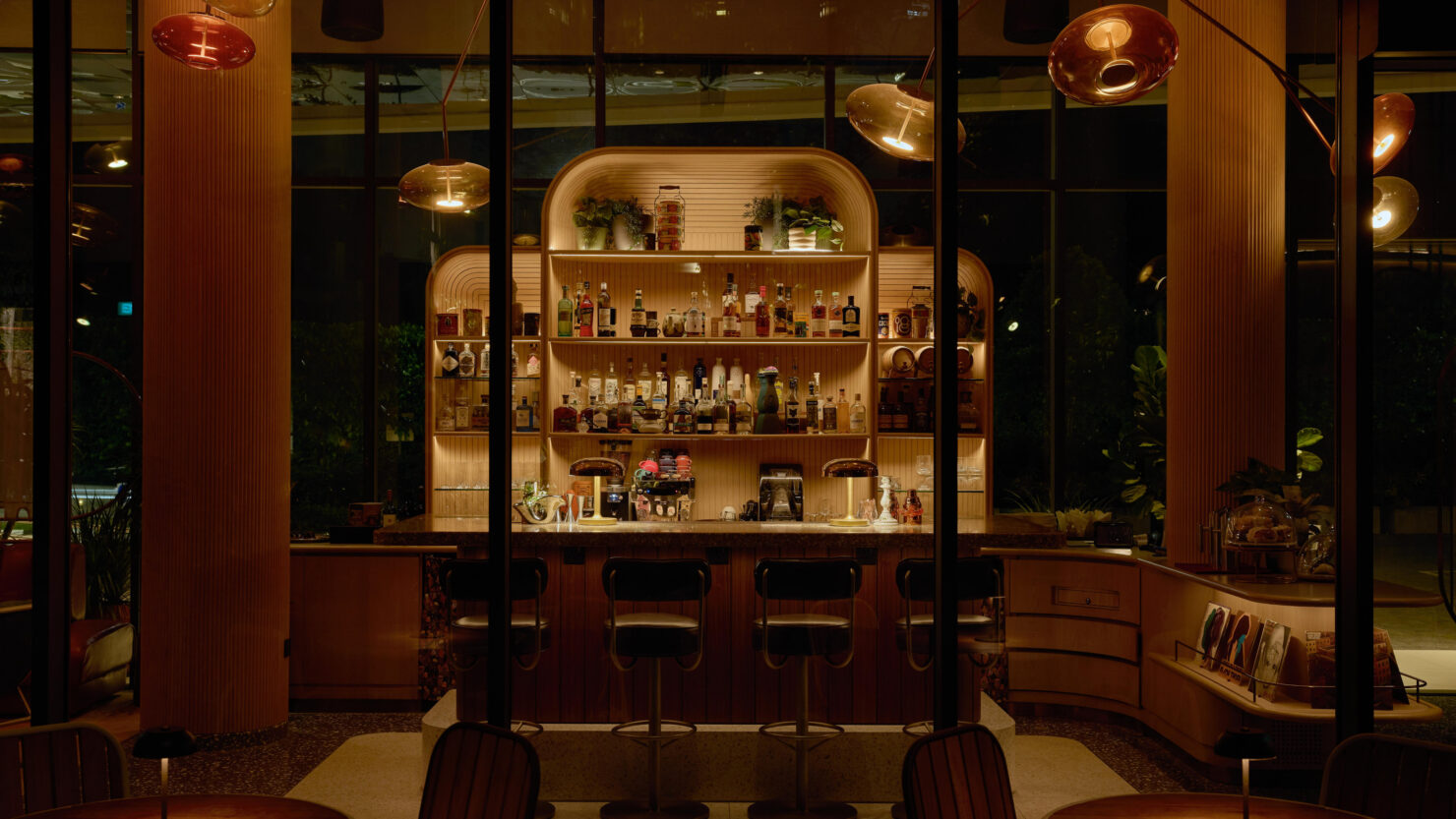Bar area lighting at the standard 