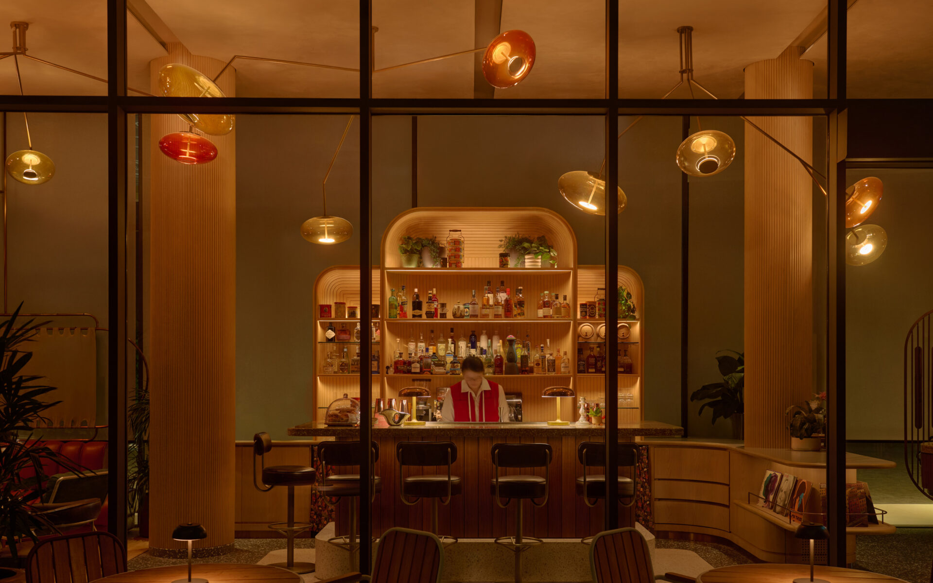 The bar at the standard